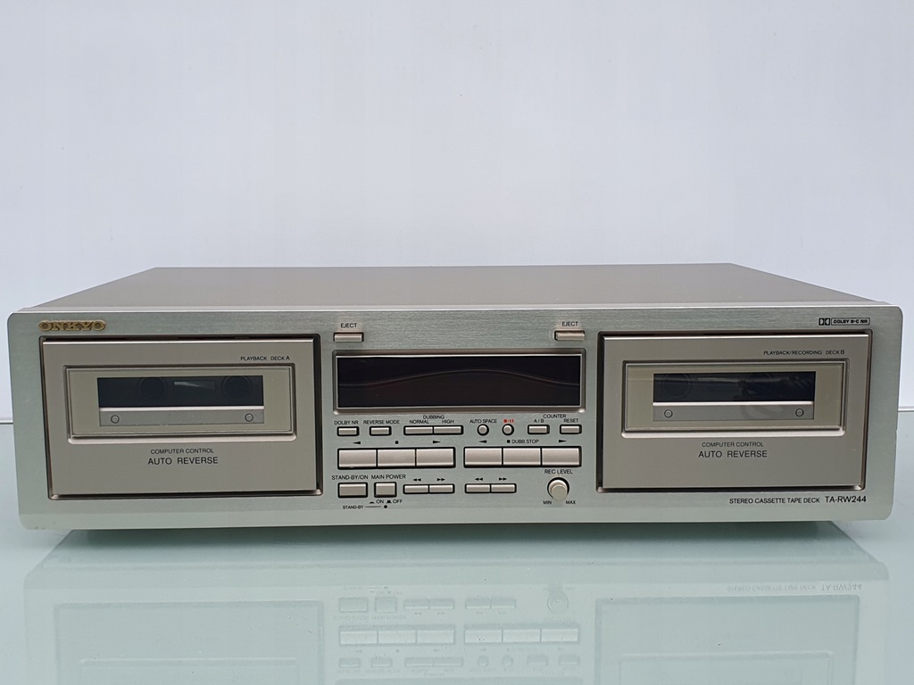 Magnetofon kasetowy Onkyo TA-RW244 srebrny
