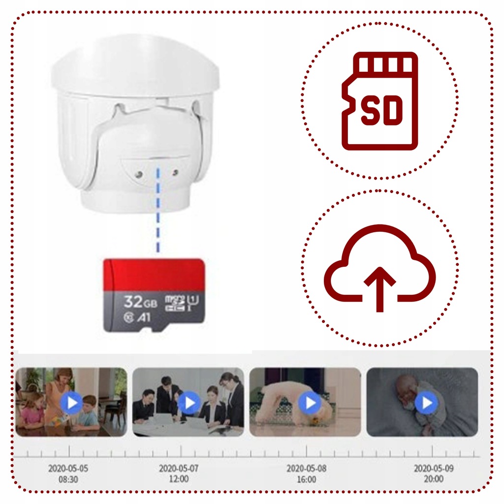 Купить Уличная IP-камера WIFI, 5 Мп, 4-кратный ZOOM: отзывы, фото, характеристики в интерне-магазине Aredi.ru