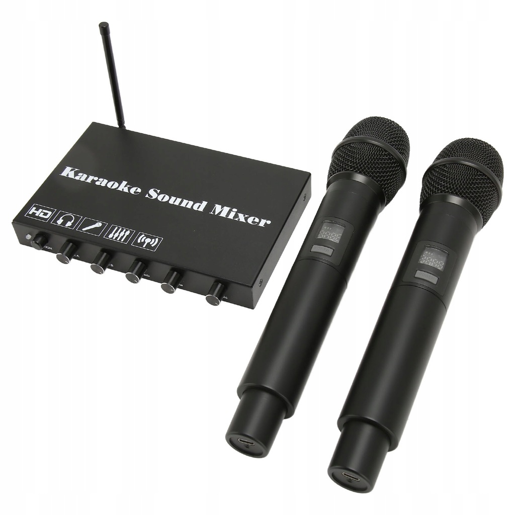 Mikrofon bezprzewodowy System miksowania karaoke Obsługuje interfejs 8H
