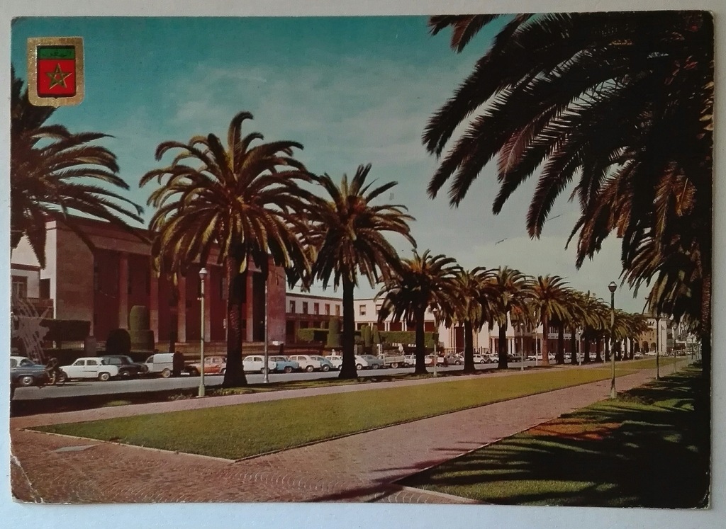 pocztówka Maroko Rabat Plac Sprawiedliwoś 1966 SPK