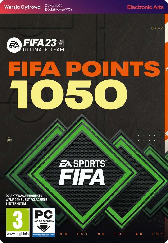FIFA 23 ULTIMATE TEAM - 1050 FIFA POINTS [FUT] PC