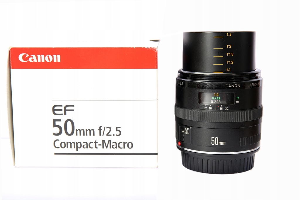 Canon EF 50 mm MACRO GRATIS FILTR UV