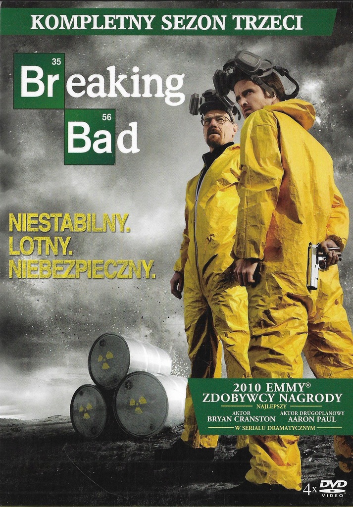 Breaking Bad - Kopletny sezon trzeci 3 3xDVD lektor PL