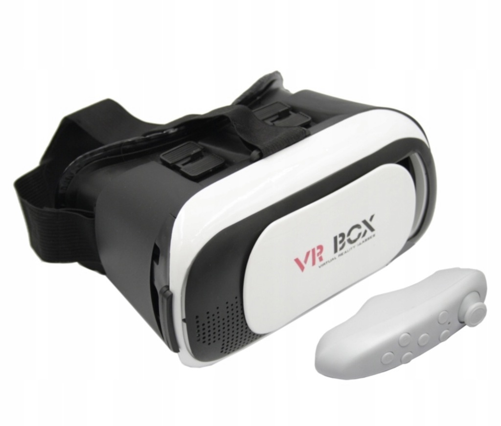 OKULARY GOGLE 3D VR BOX Z PILOTEM DO TELEFONU