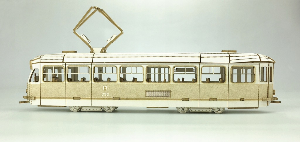 Купить Картонная модель - Трамвай 13Н, масштаб 1:72.: отзывы, фото, характеристики в интерне-магазине Aredi.ru