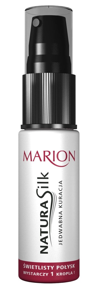 MARION NATURA SILK Jedwabna kuracja do włosów 15ml