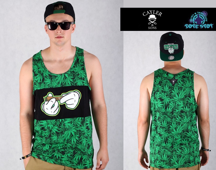 Koszulka M Cayler Sons Sweet Ganja Tanktop Grn