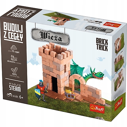 Trefl Brick Trick Wieża Buduj z cegły