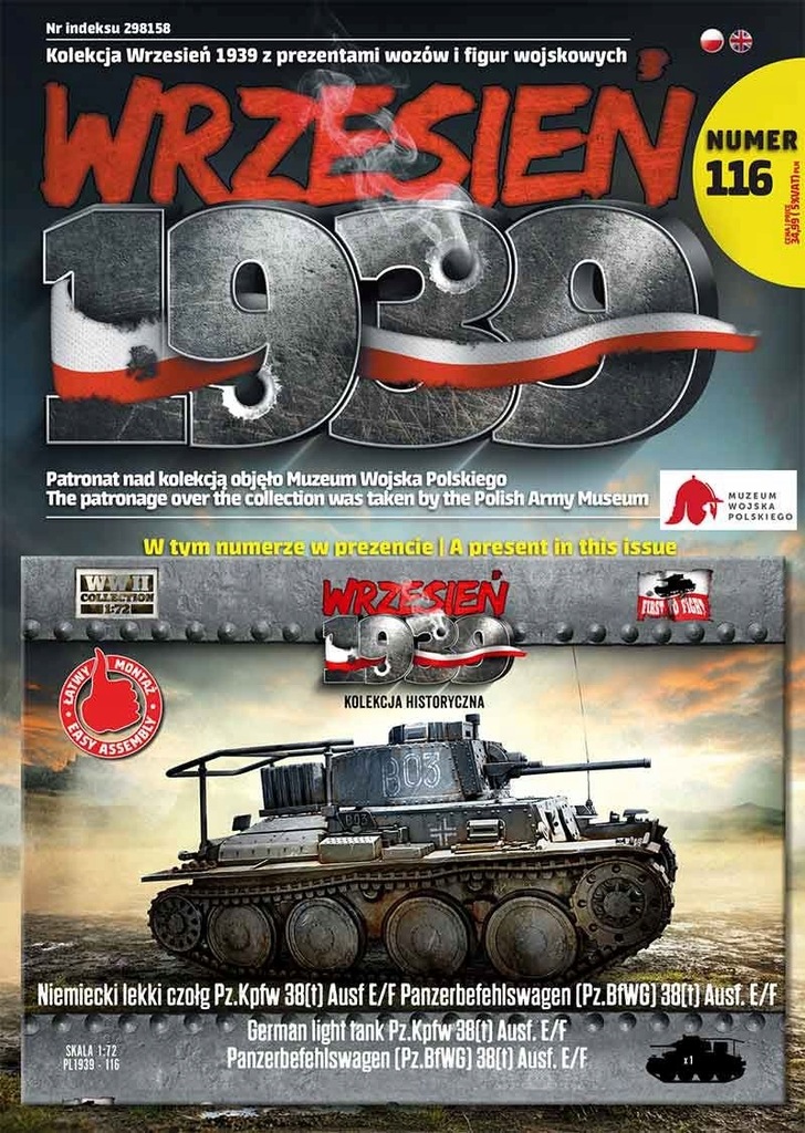 Pz.Kpfw 38(t) Ausf E/F Panzerbefehlswagen 38(t) Ausf. E/F 1:72 First To Fig