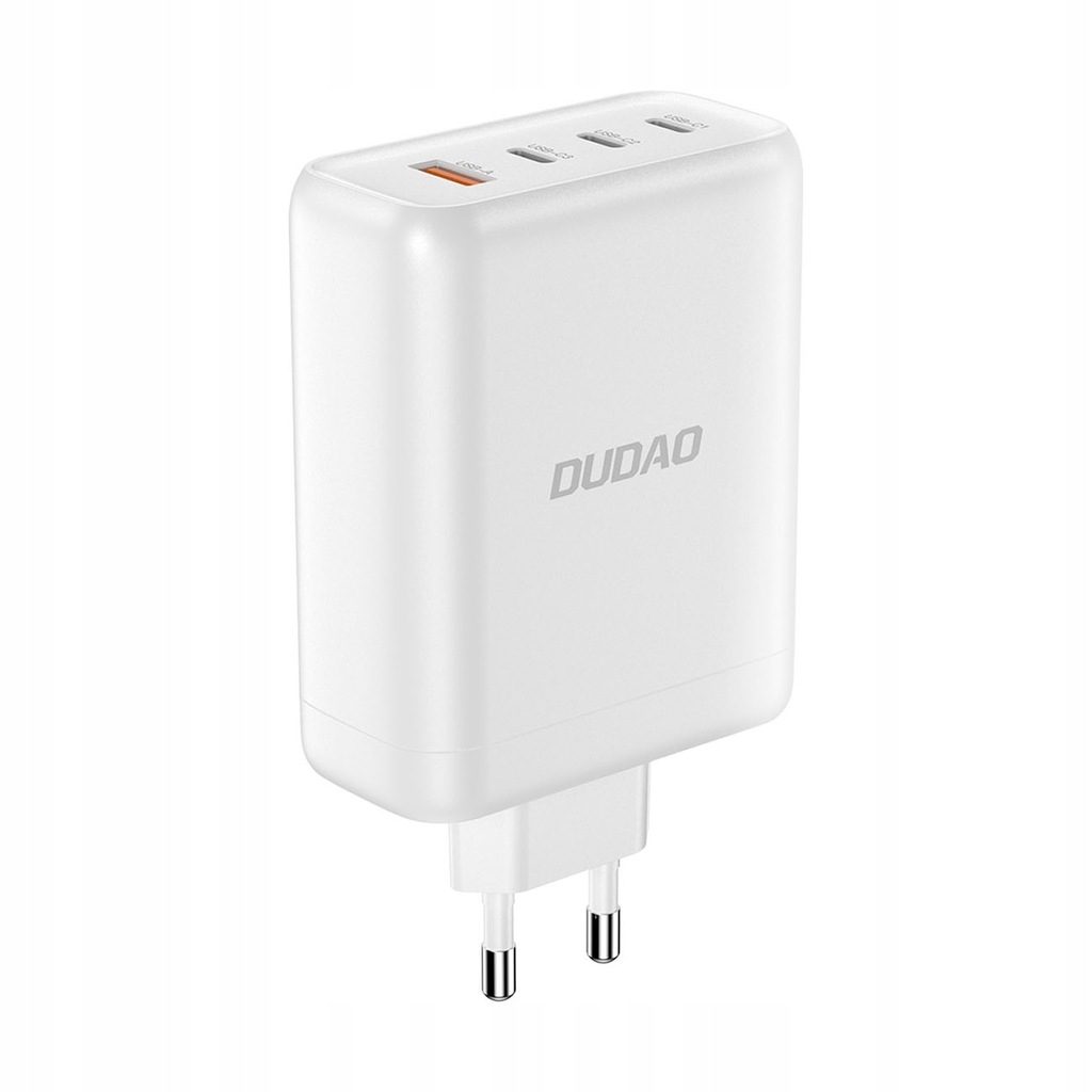Ładowarka sieciowa GaN USB-A / 3x USB-C PD 140W biała | 6973687249212
