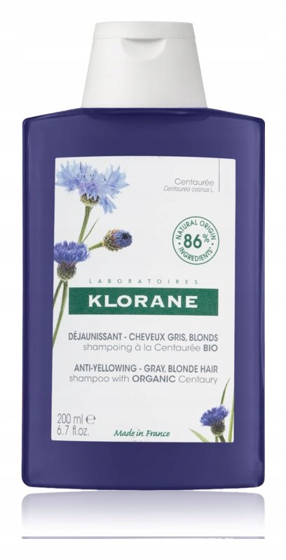 KLORANE CORNFLOWER ORGANIC SZAMPON 200ML