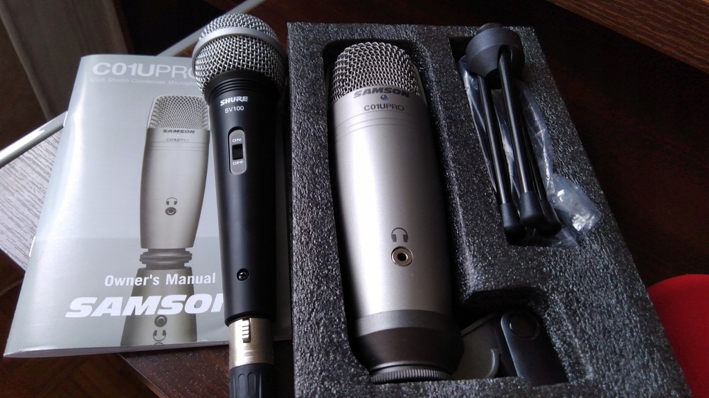 Mikrofon pojemnościowy SAMSON C01U PRO USB