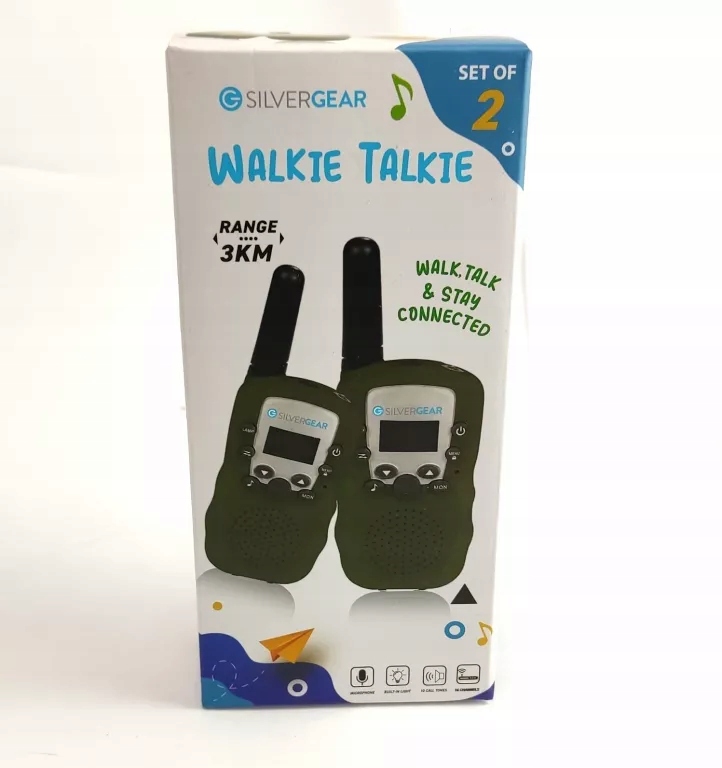 WALKIE TALKIE SILVERGEAR ZIELONE