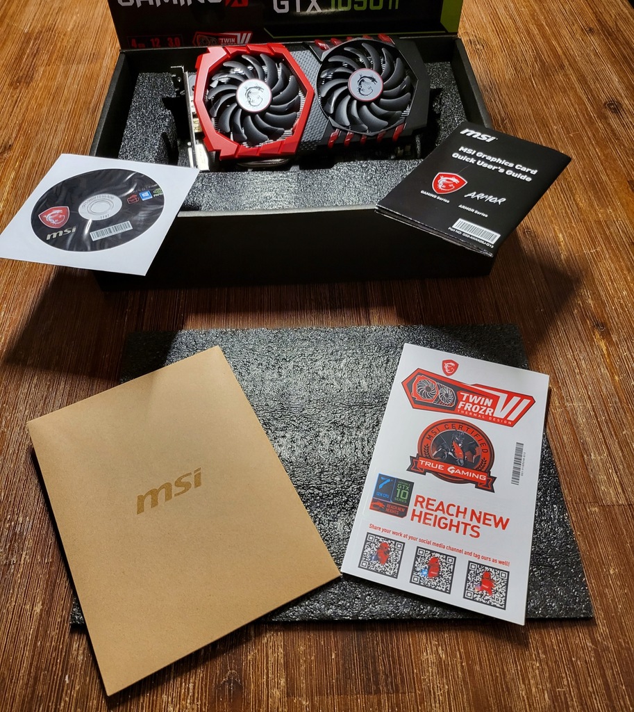 Karta Graficzna MSI GTX 1050 Ti 4GB Gaming X GraKa - 12557123526 ...