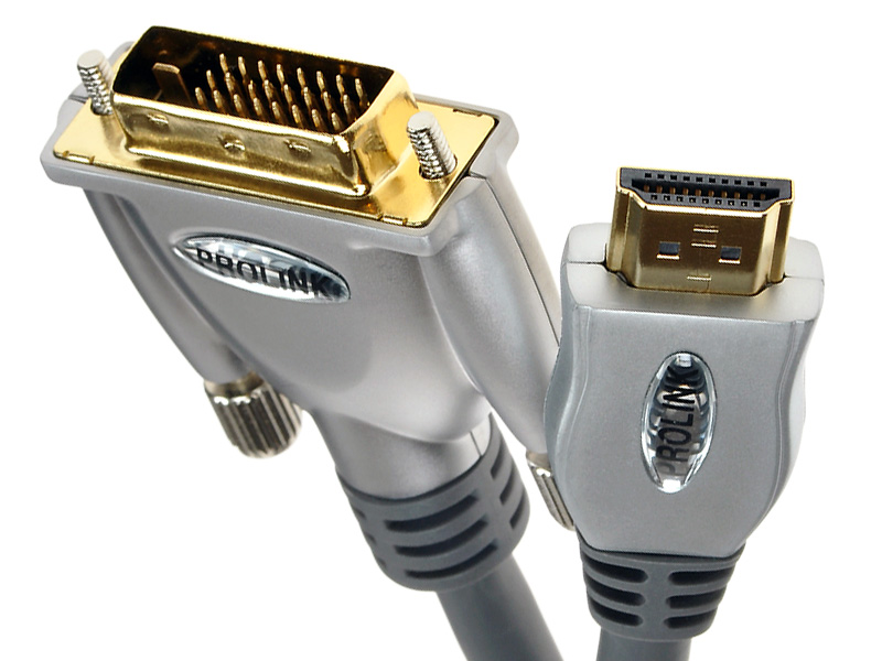 Kabel przewód HDMI-DVI PROLINK 1,8m