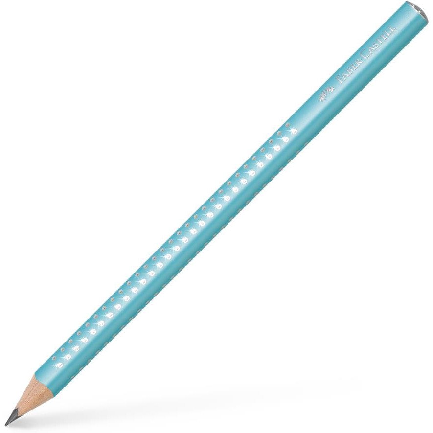 Ołówek JUMBO SPARKLE PEARL turkusowy twardość B 11