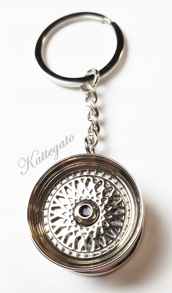 Brelok breloczek do kluczy felga BBS RS 2 chrom