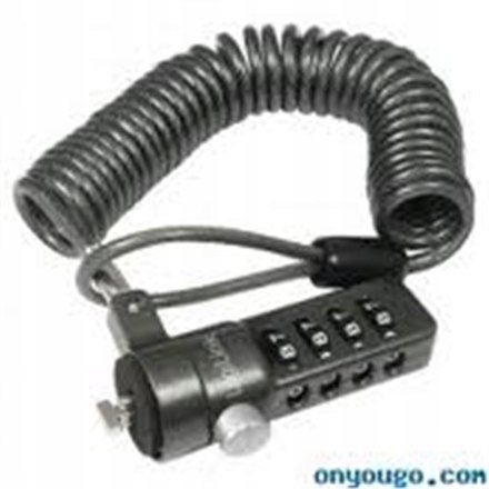 Logilink NBS004, Notebook Coil Cable Lock, black L