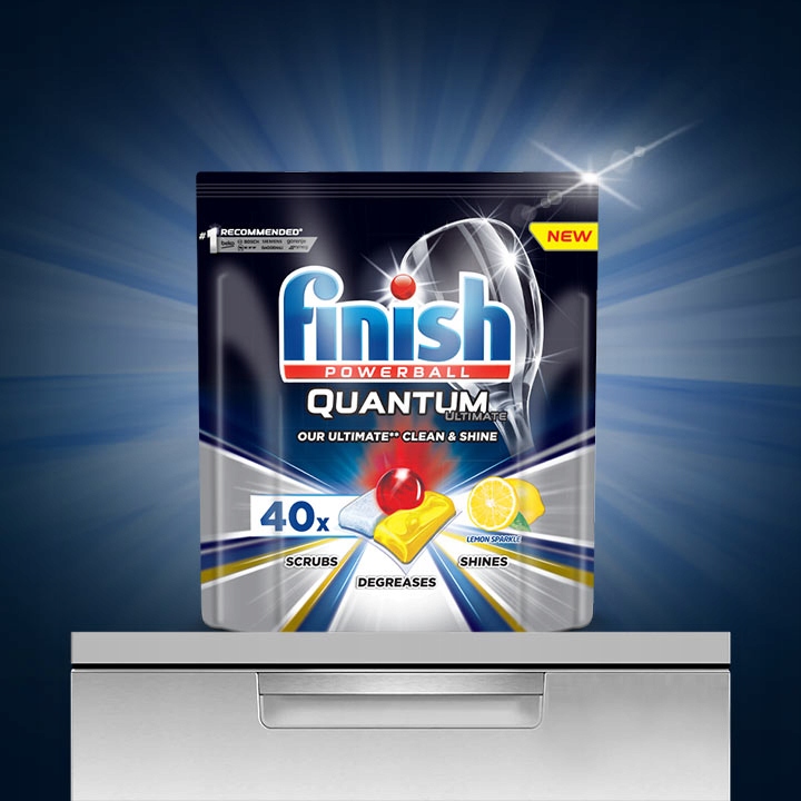 Finish Quantum Ultimate Tabletki Zmywarki Lemon 80 8584798881 oficjalne archiwum Allegro