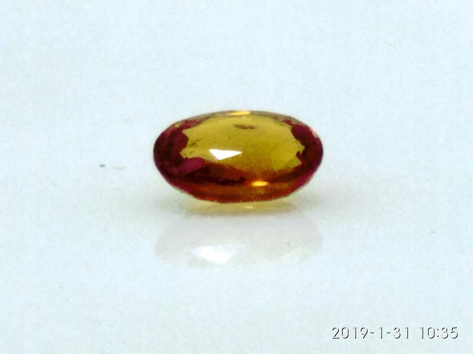 Szafir 1.01 Cts Padparadscha 6,92/4,92/3,10 mm AIG