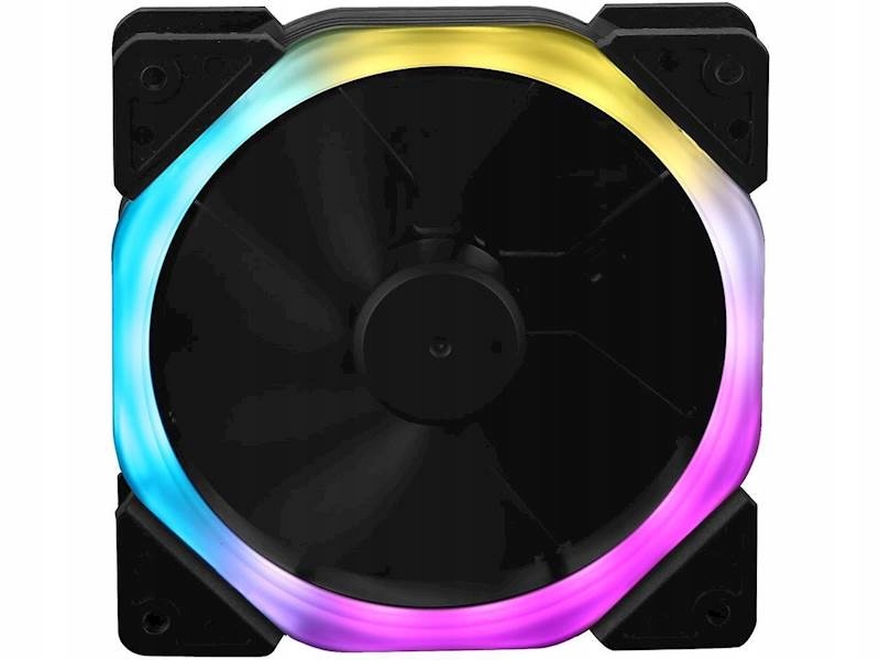 Купить Многоцветный вентилятор с кольцевой светодиодной подсветкой RGB, 6-контактный разъем: отзывы, фото, характеристики в интерне-магазине Aredi.ru