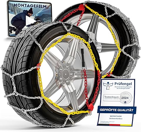 WERKTHOR 2 x łańcuchy śniegowe od 13 do 17 cali