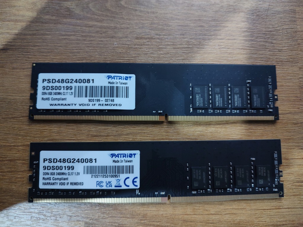 Pamięć RAM Patriot DDR4 8GB 2400MHz CL17