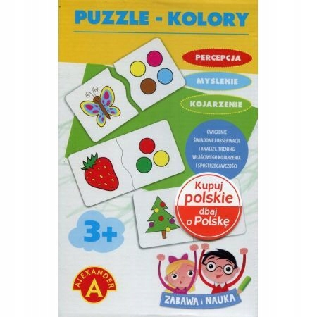 Zabawa i Nauka - Puzzle Kolory ALEX