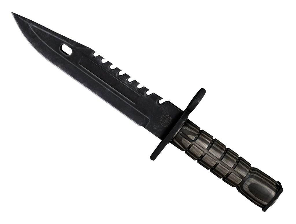 M9 Bayonet BLACK LAMINATE FT 3/5 CS:GO NÓŻ KOSA