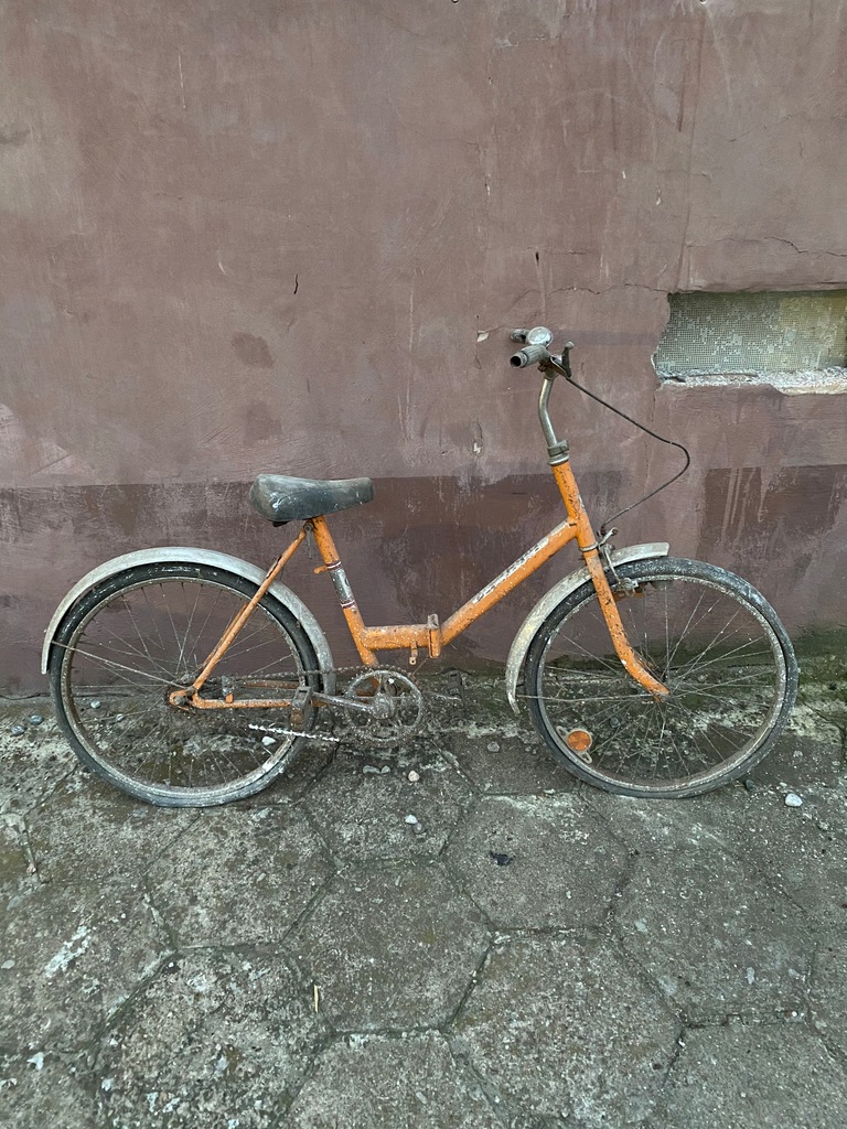 Jubilat stary rower składak PRL