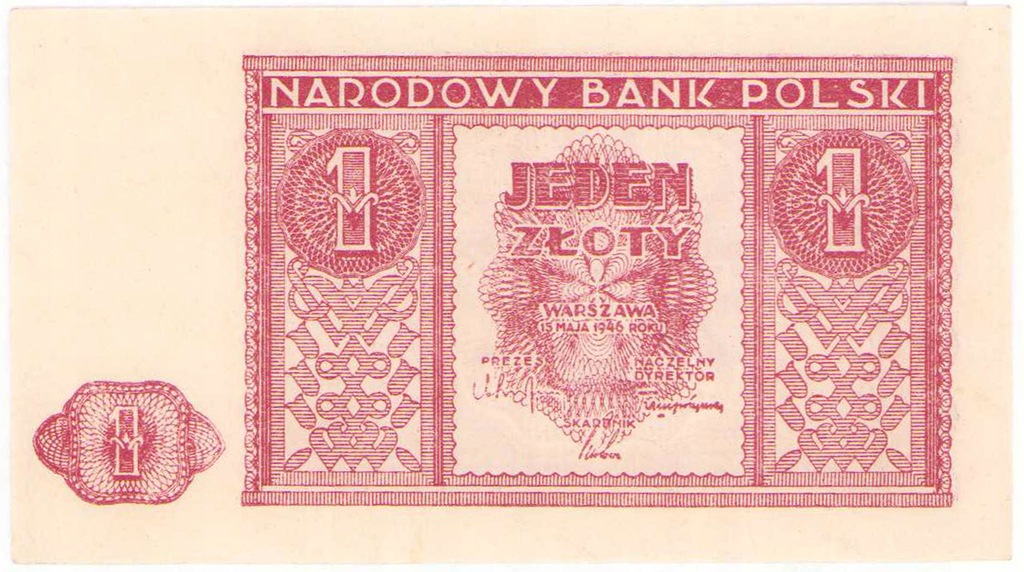 1 złoty 1946