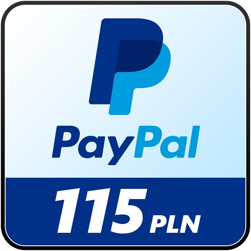 PayPal 115 zł - Doładowanie