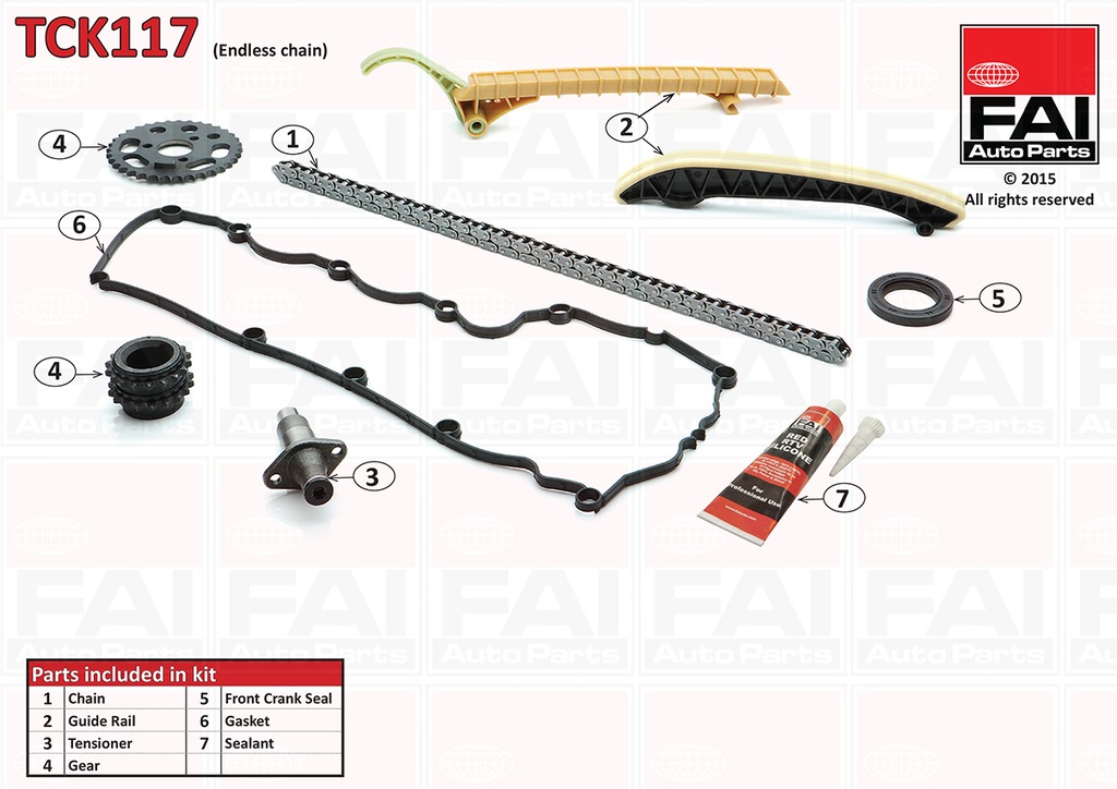 6. Tck102 timing chain kit. Tck133c. комплект грм на а20 dth. Tck133c.
