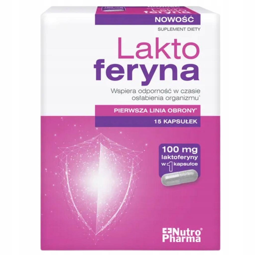 Nutropharma Laktoferyna, 15 kapsułek