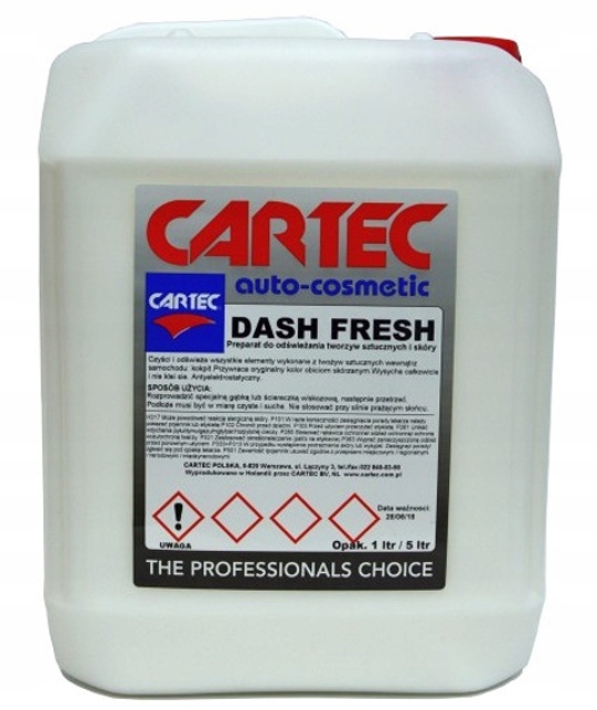 Cartec DASH FRESH 5 L do skóry tworzyw sztucznych