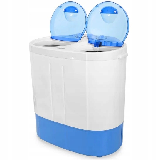 MINI PRALKA WIRNIKOWA TURYSTYCZNA Z WIRÓWKĄ PRZENOŚNA 2KG 250W IPX4 #4868