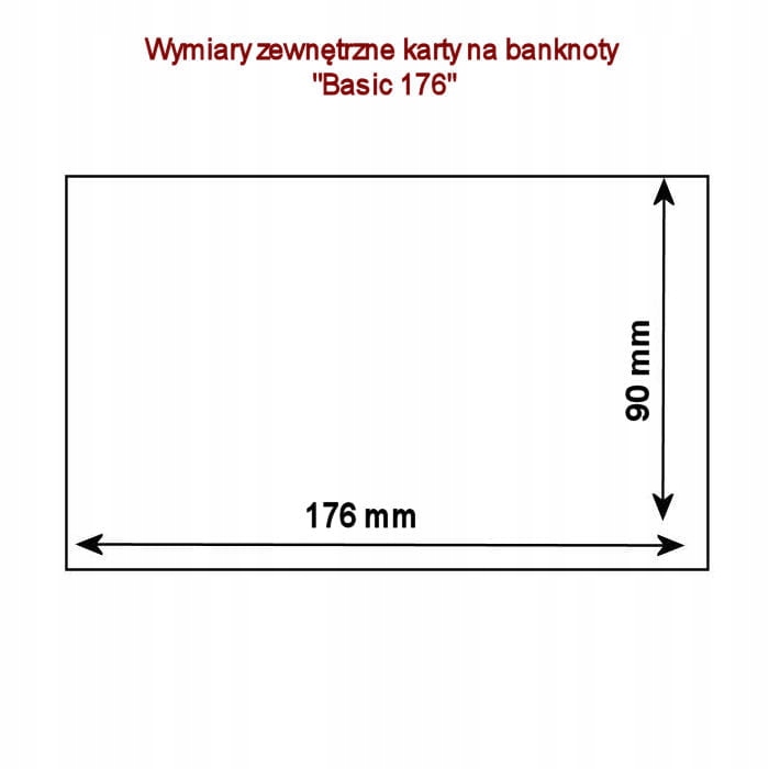 Kieszenie ochrona na banknoty Basic 176 Leuchtturm