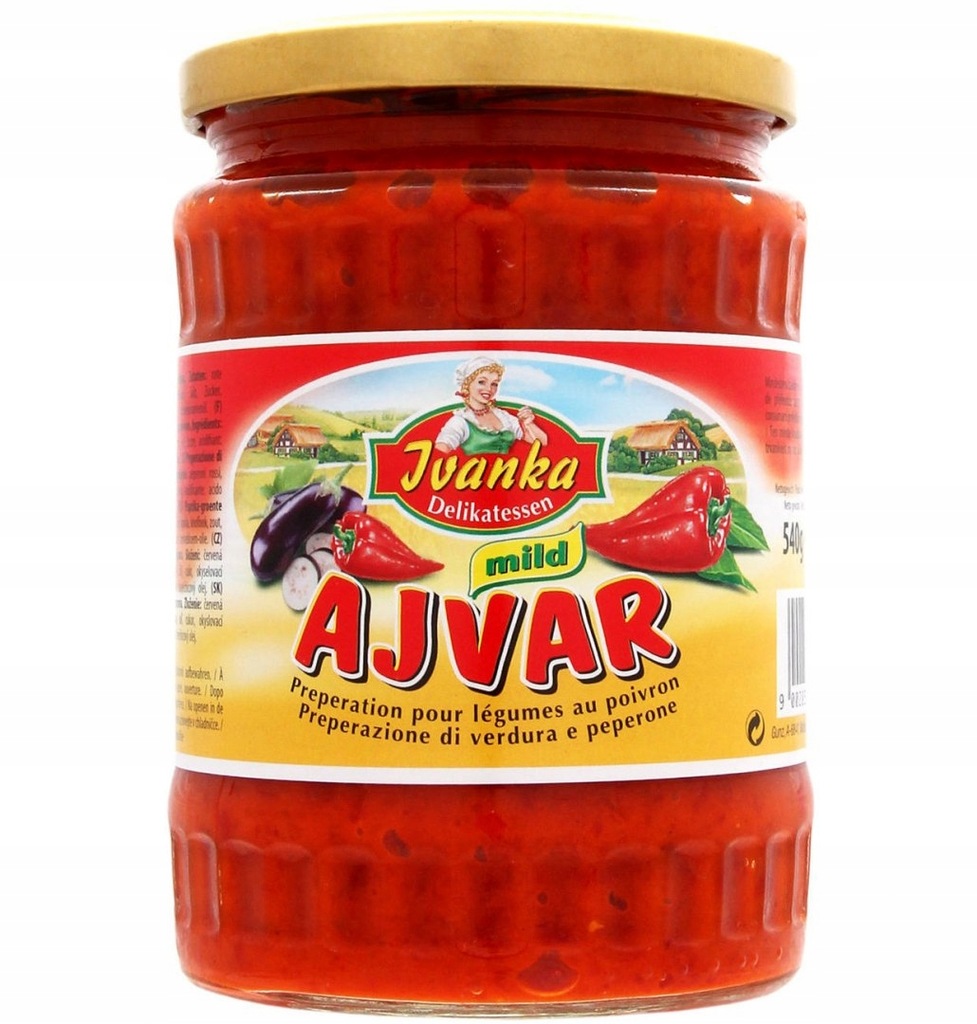 Ivanka Ajvar Łagodny 540 g