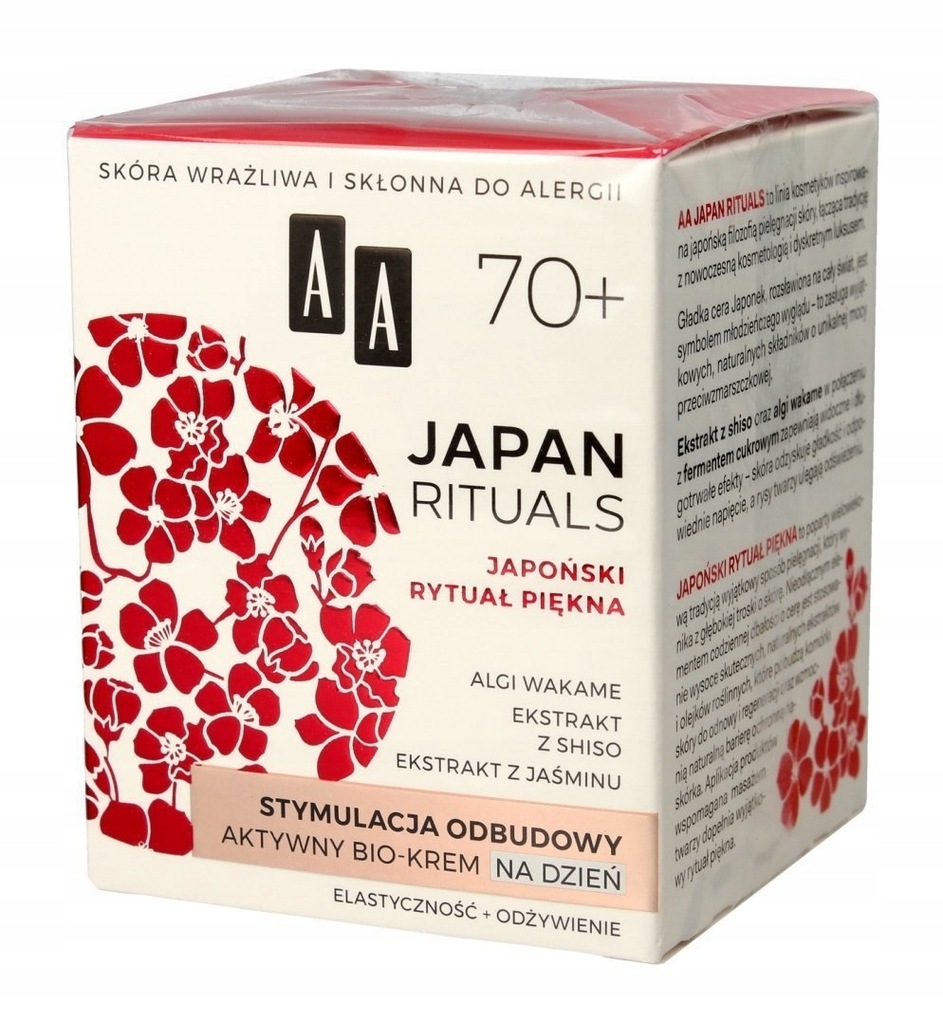 AA Japan Rituals 70+ Aktywny Bio-Krem na dzień -
