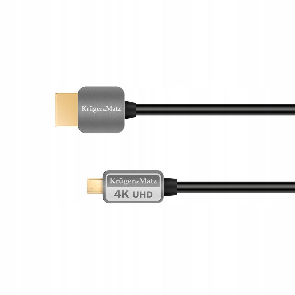 Kabel HDMI - micro HDMI wtyk-wtyk (A-D) 1.8m Krug