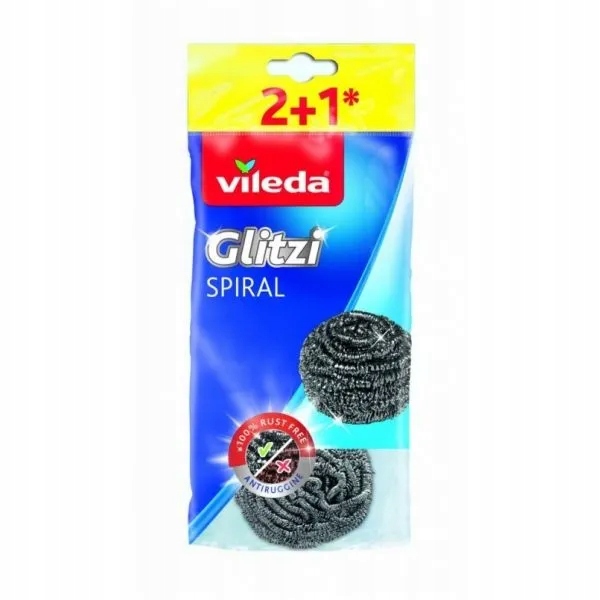 Zmywak stalowy Vileda Spiral Inox 3szt