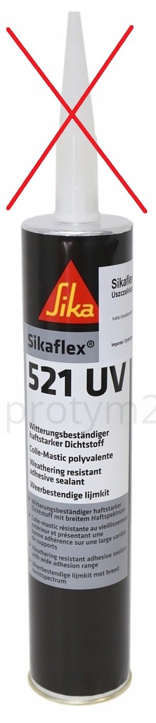 Klej SIKAFLEX 521 UV CZARNY 300ml