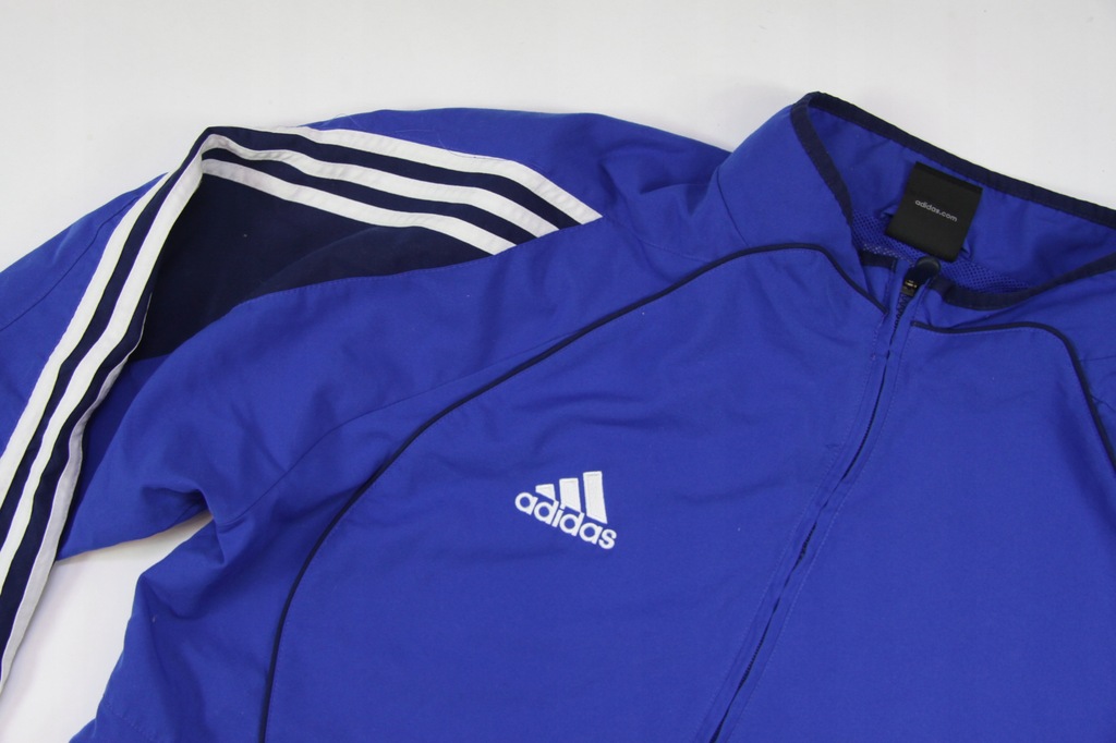 Bluza sportowa ADIDAS niebieska na zamek ORYGIN. L