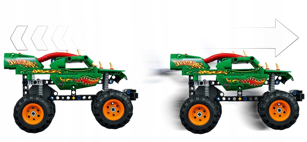Купить LEGO TECHNIC 42149 Дракон из джема Monster: отзывы, фото, характеристики в интерне-магазине Aredi.ru