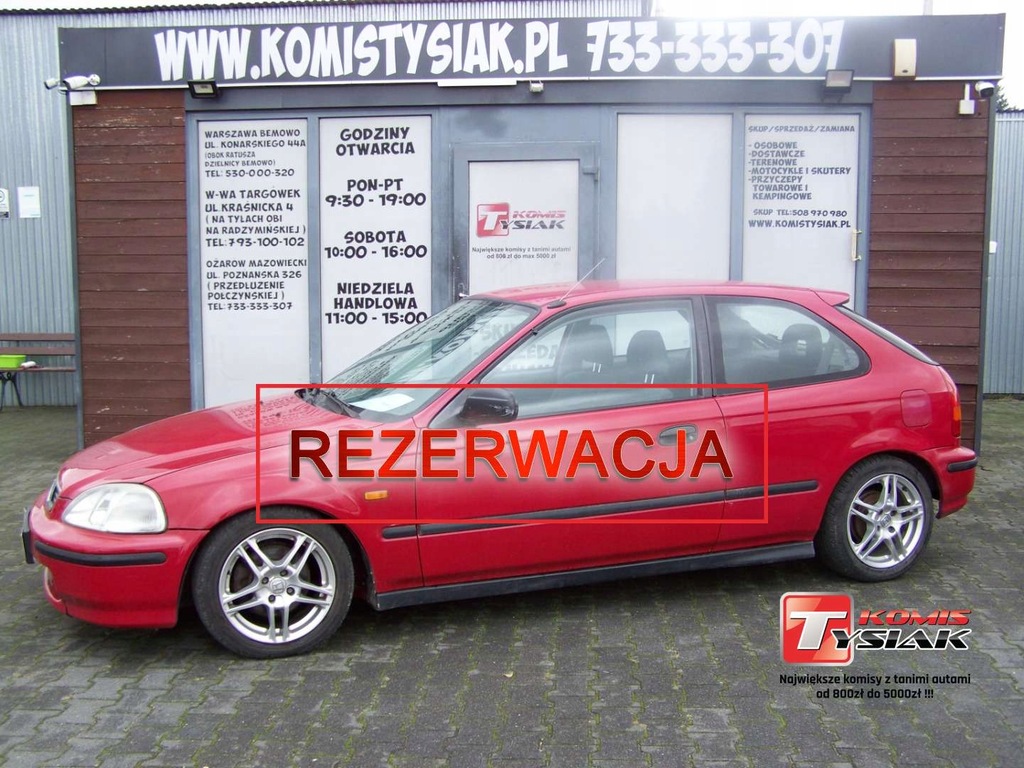 Honda Civic Ozarow Mazowiecki Alufelgi