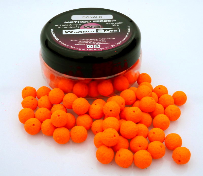 Warmuz Baits Kulki Pop Up z Dziurką Donald 10mm