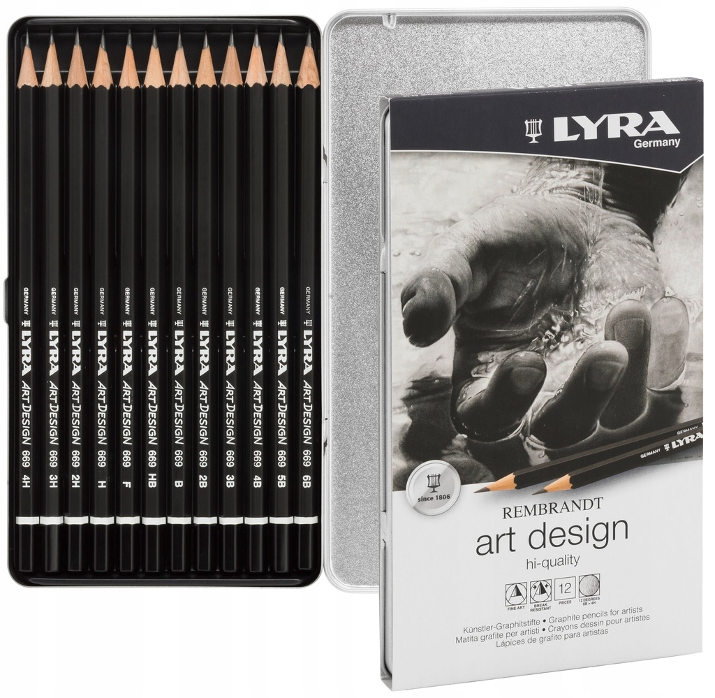 LYRA Zestaw ołówków Rembrandt Art Design 12 sztuk