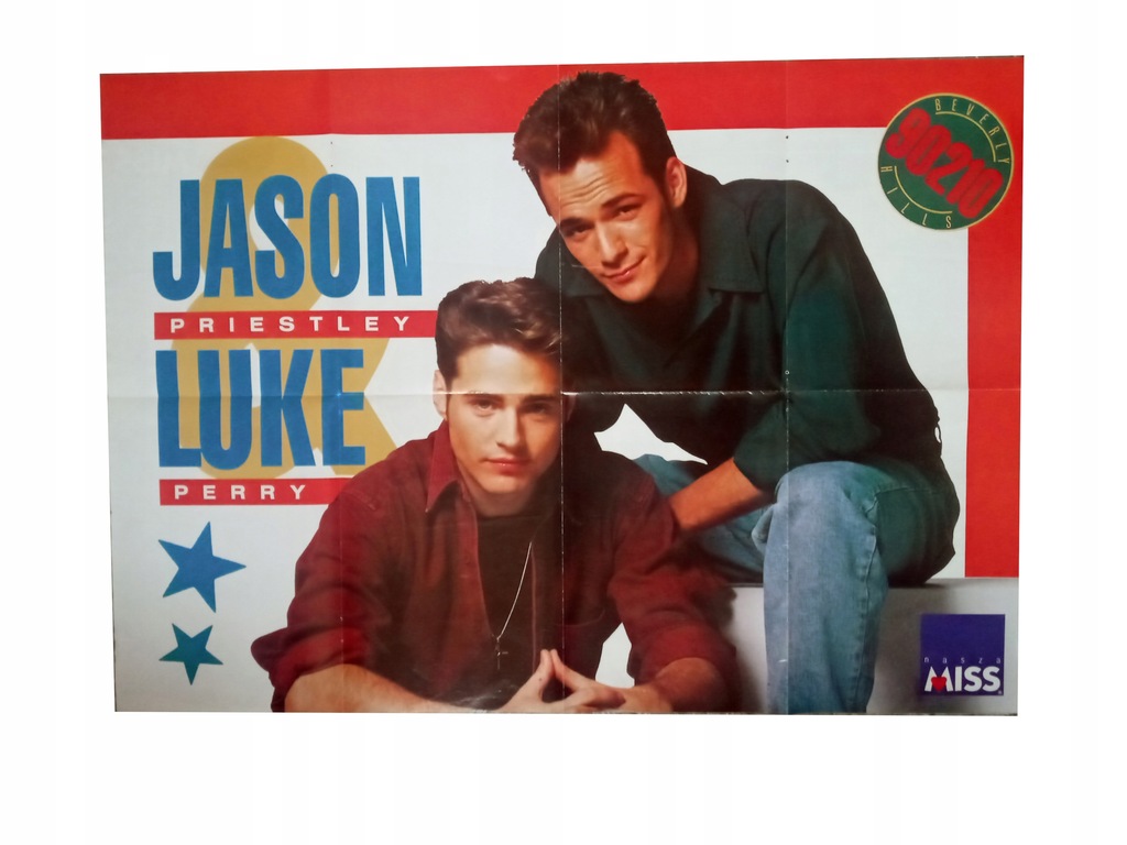 Stary plakat Jason Priestley / Luke Perry