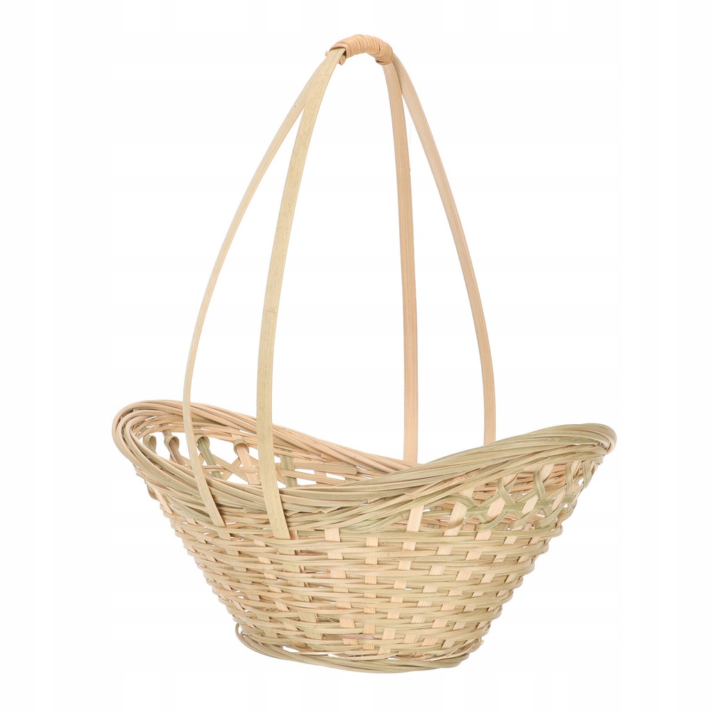 BABY SHOWER BASKET WOVEN PLANT BASKET WOVEN FOOD BASKET BAMBOO WOVEN BASKET