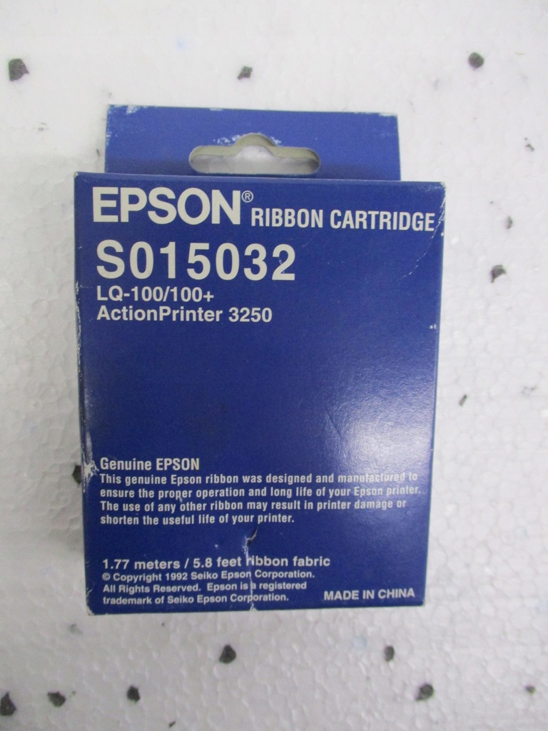 ORYGINAŁ TAŚMA Epson Black C13S015032